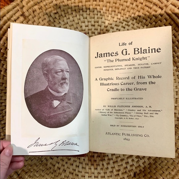 1893 Vintage Red Hardcover Tabletop Book - Picture 10 of 14